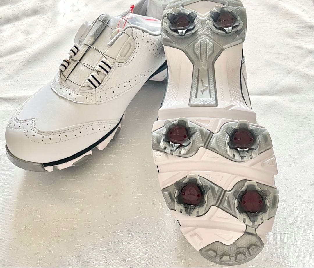 【新品】mizuno ミズノ レディース ゴルフシューズ スパイク 23.5cm