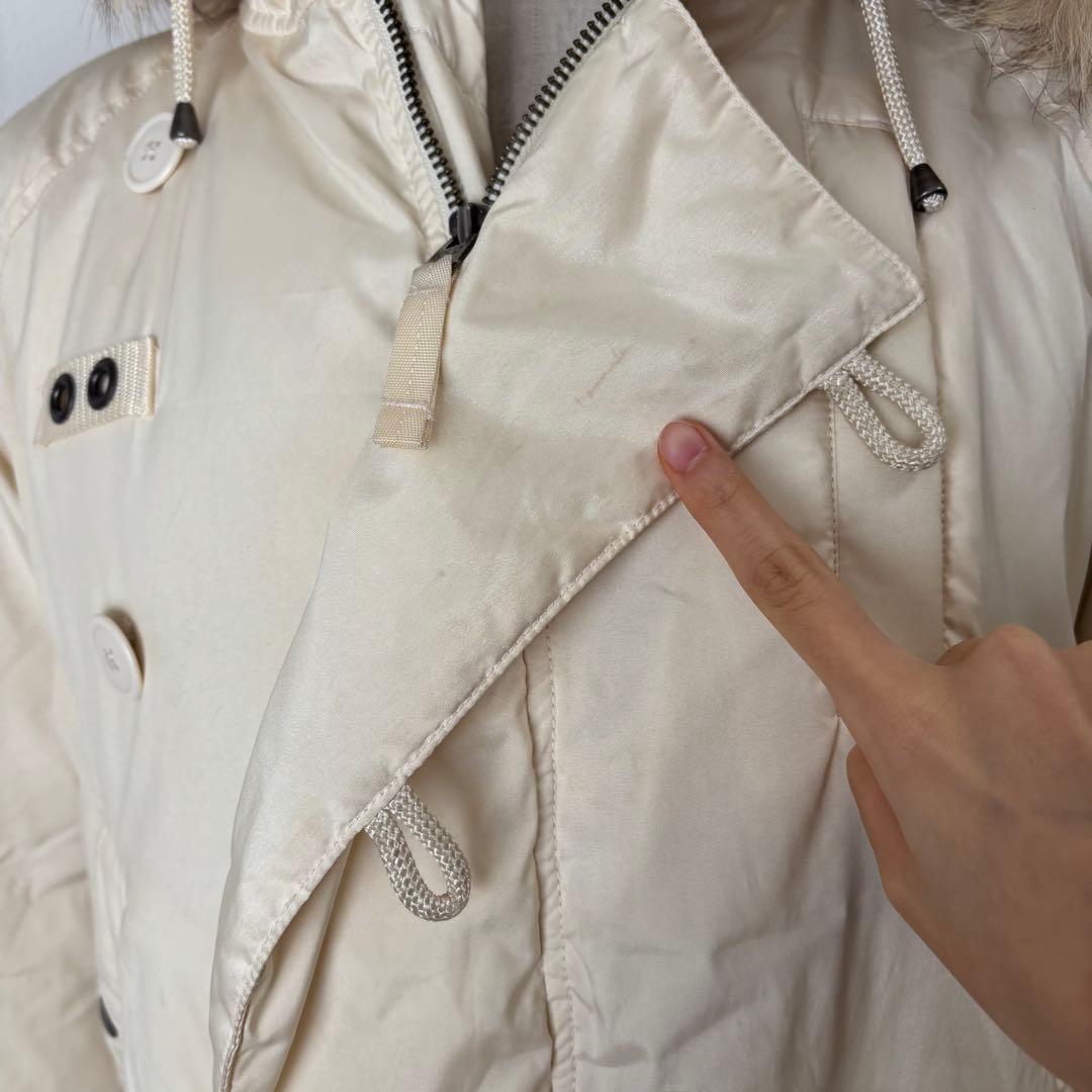 美品　ラルフローレン　Ralph Lauren ファーコート　ダウンコート　白