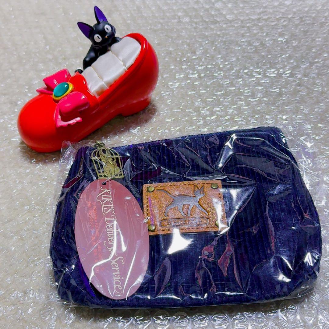 魔女の宅急便 リングスタンド フィギュア コーデュロイ ポーチ ジジ トトロ