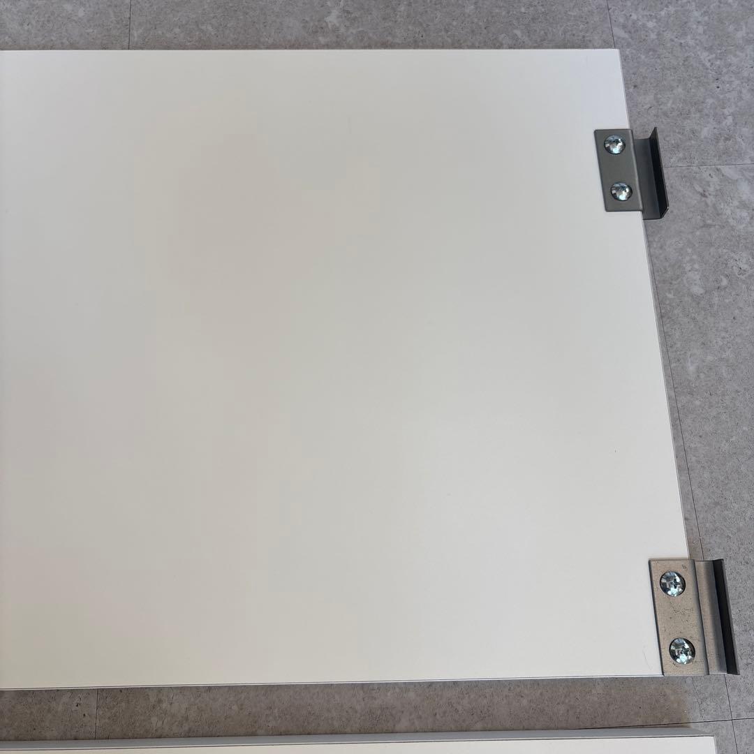 突っ張り　シェルフ　幅90x奥行40cm用　追加棚　アイボリー　①