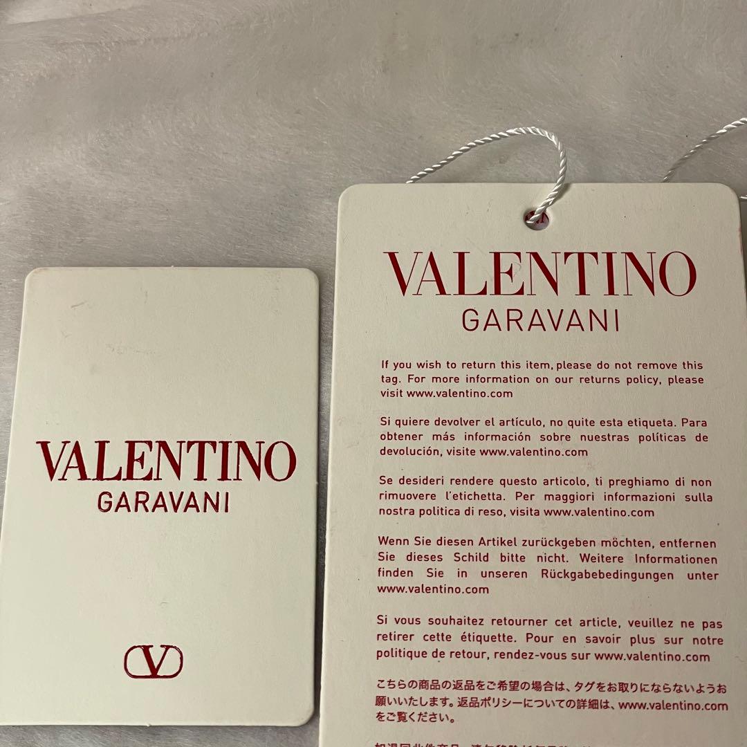 【極美品】VALENTINO バレンチノ VLTN レザー 二つ折り財布 黒