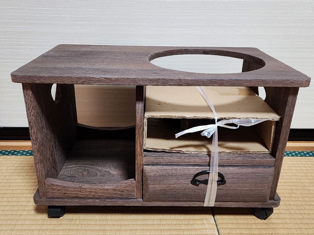 お座敷ワゴンキャスター付きポットワゴン和風和室