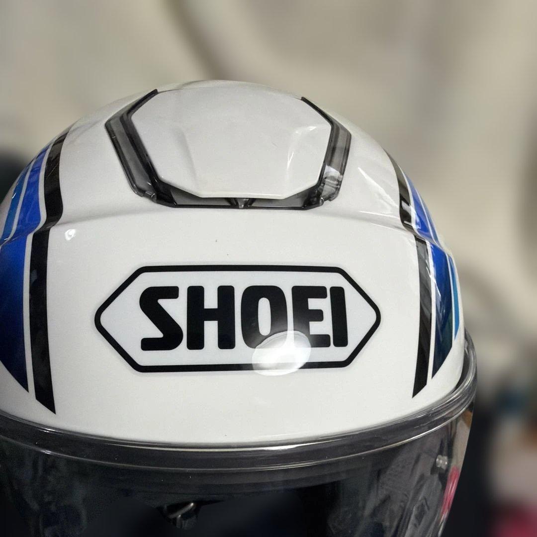 SHOEI J-Cruise ジェットヘルメット ホワイト/ブルー Lサイズ