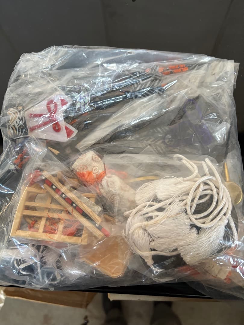 値下げ！ 十五人揃い　木目込み人形（大）　梅香