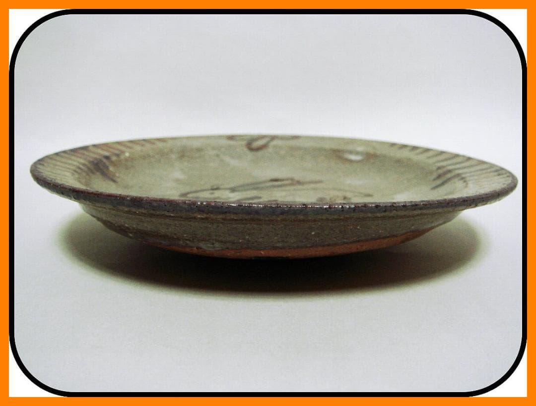 mf501⑳『唐津 兎 皿』　/骨董品 古美術 アンティーク 古玩