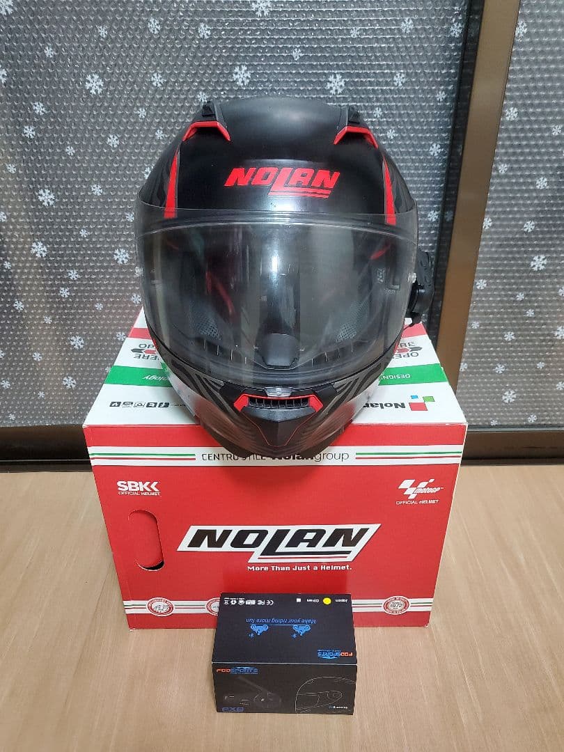 NOLAN N87 フルフェイスヘルメット fx8インカム付き値下げ可能