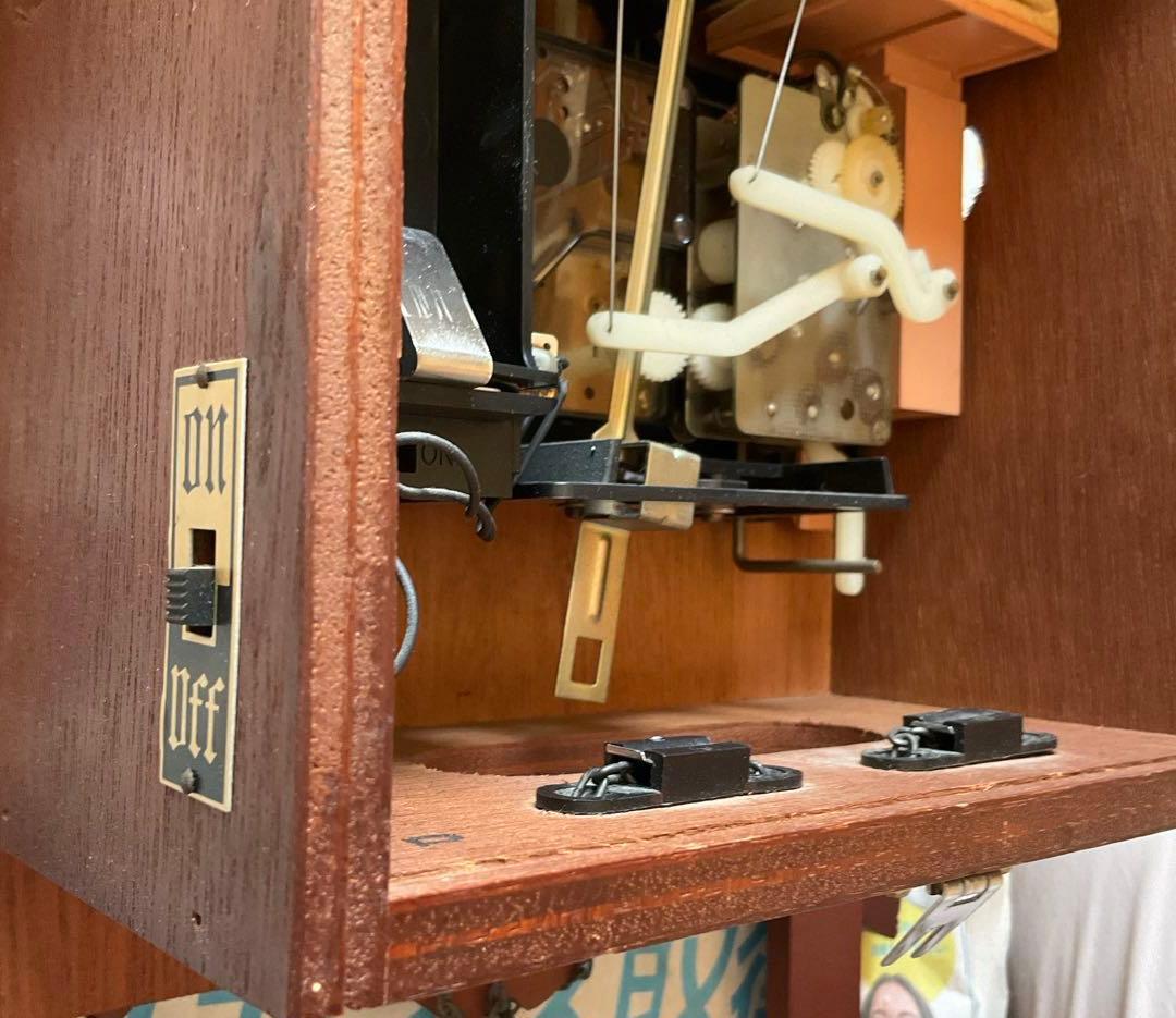 シチズン　鳩時計　木製cuckoo時計 鳥の装飾付き 昭和レトロ　カッコー時計