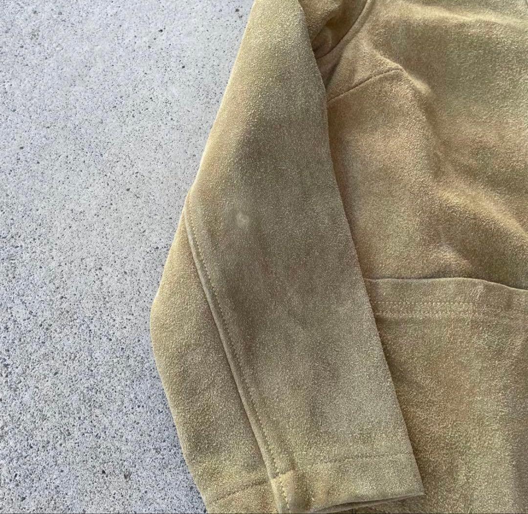 珍品◎NORM THOMPSONヴィンテージ60sスエードレザージャケット黄色