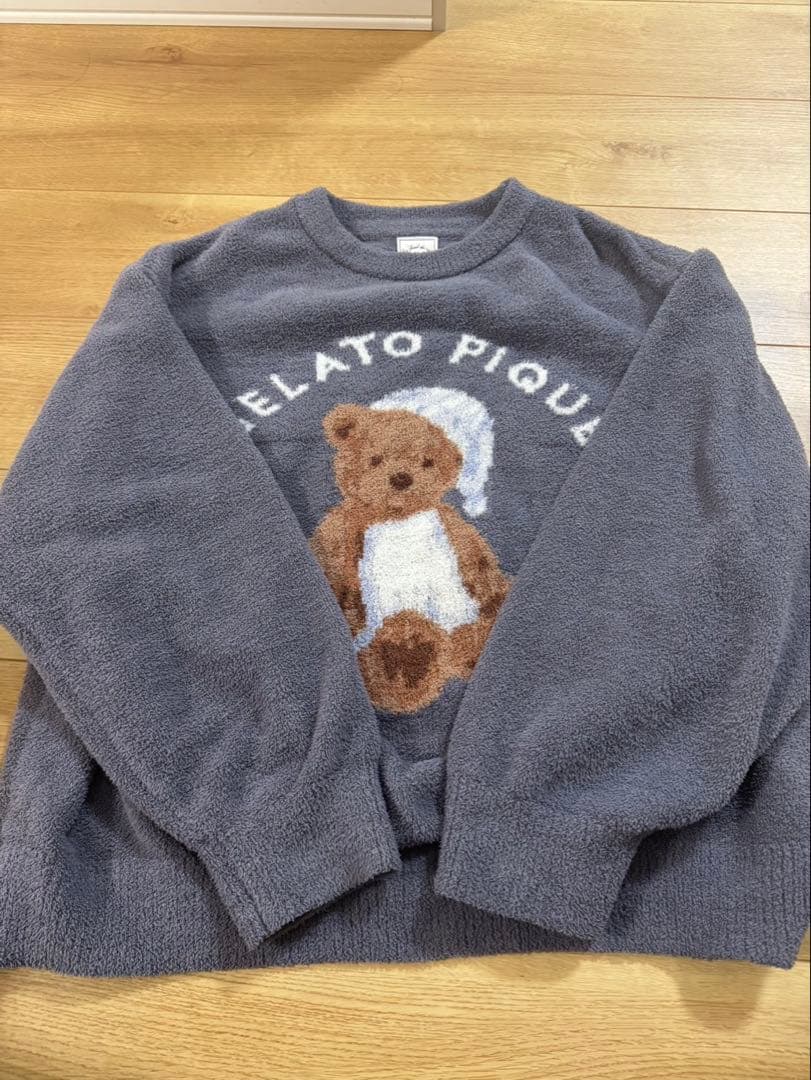ジェラートピケ　くま　セットアップ