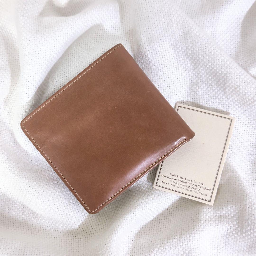 ホワイトハウスコックスS7532ブライドルレザー二つ折り財布ウォレット茶