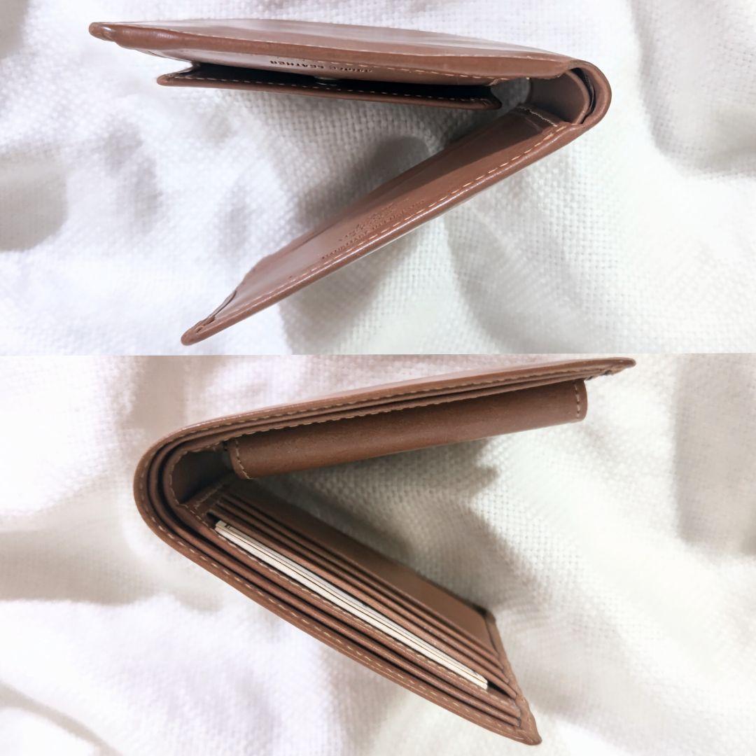 ホワイトハウスコックスS7532ブライドルレザー二つ折り財布ウォレット茶