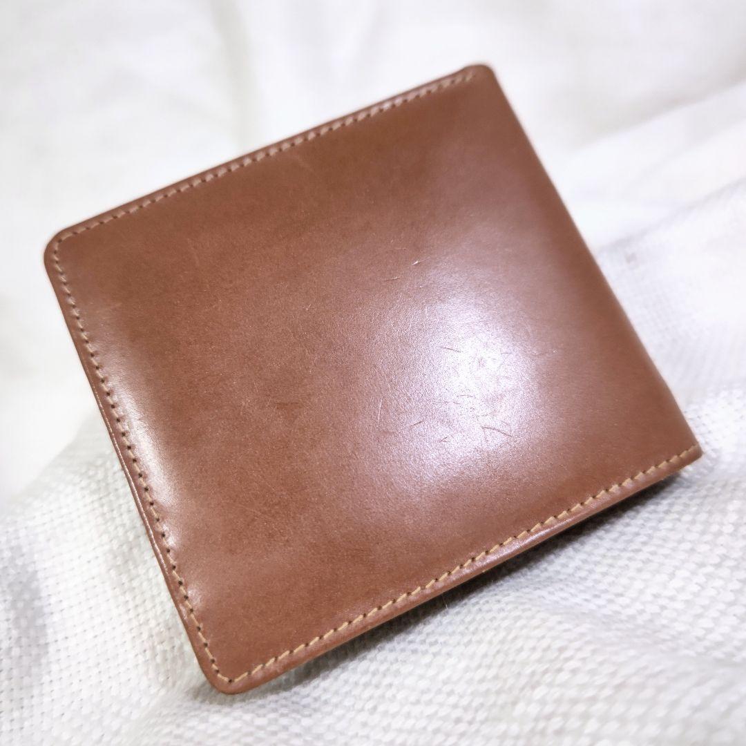 ホワイトハウスコックスS7532ブライドルレザー二つ折り財布ウォレット茶