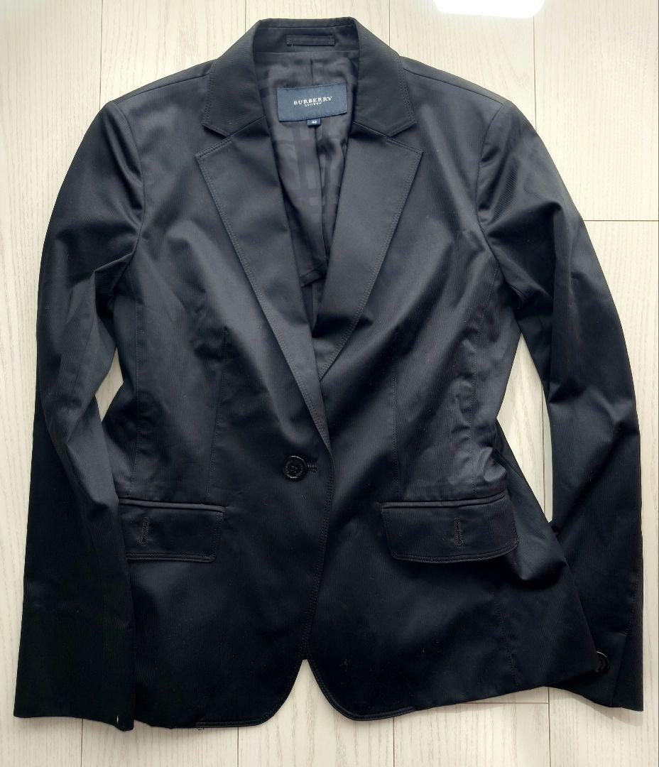 BURBERRY パンツスーツ シャドーストライプ 1B ブラック 42