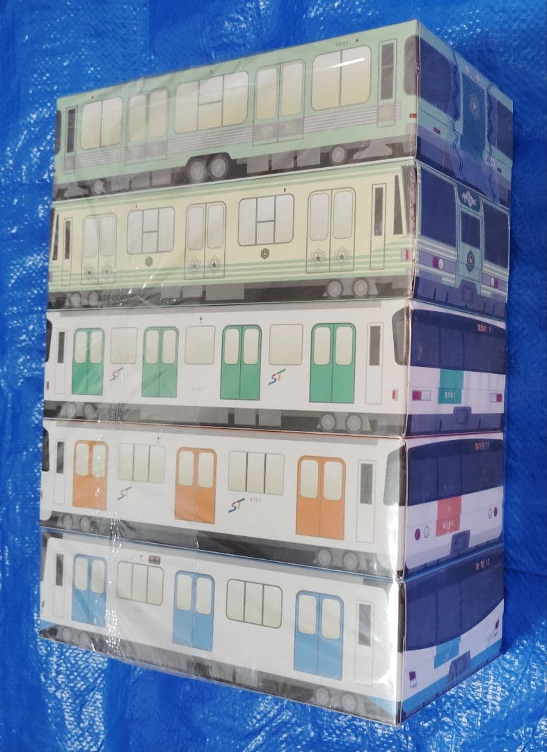 地下鉄 限定デザイン ティッシュ 鉄道