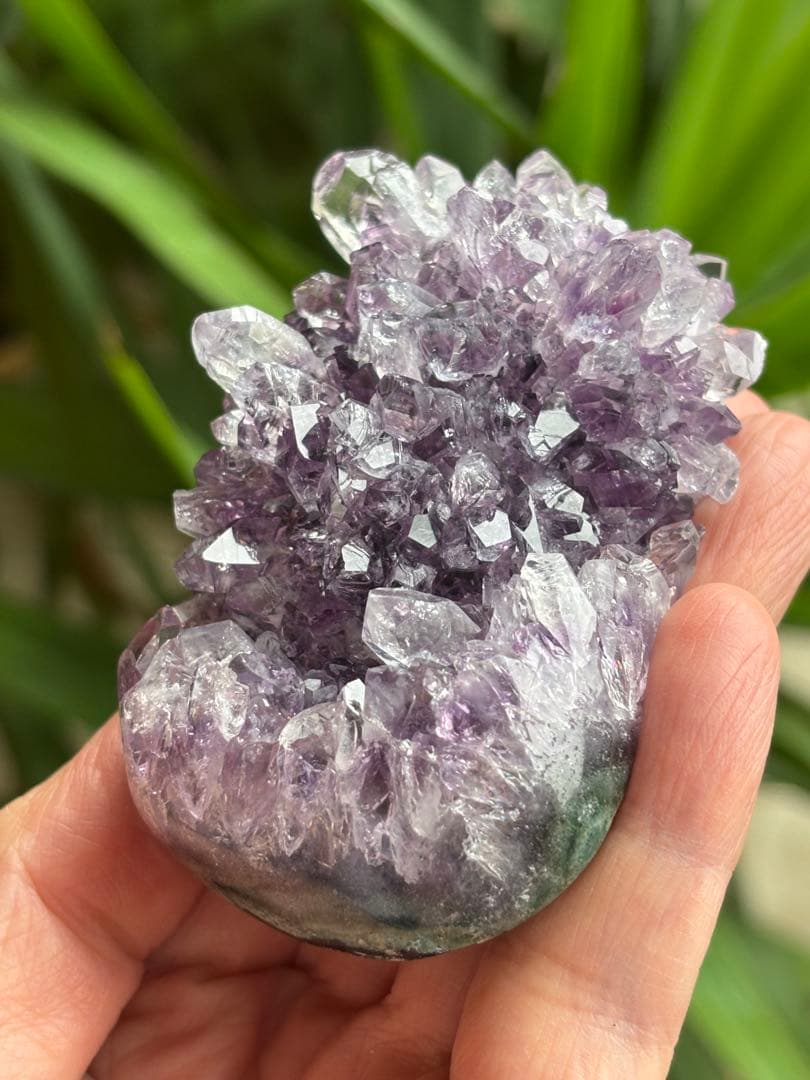 ウルグアイ産フラワーアメジスト211g ハイクオリティ　綺麗　天然石