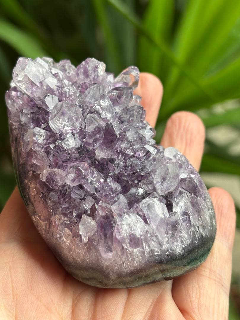 ウルグアイ産フラワーアメジスト211g ハイクオリティ　綺麗　天然石