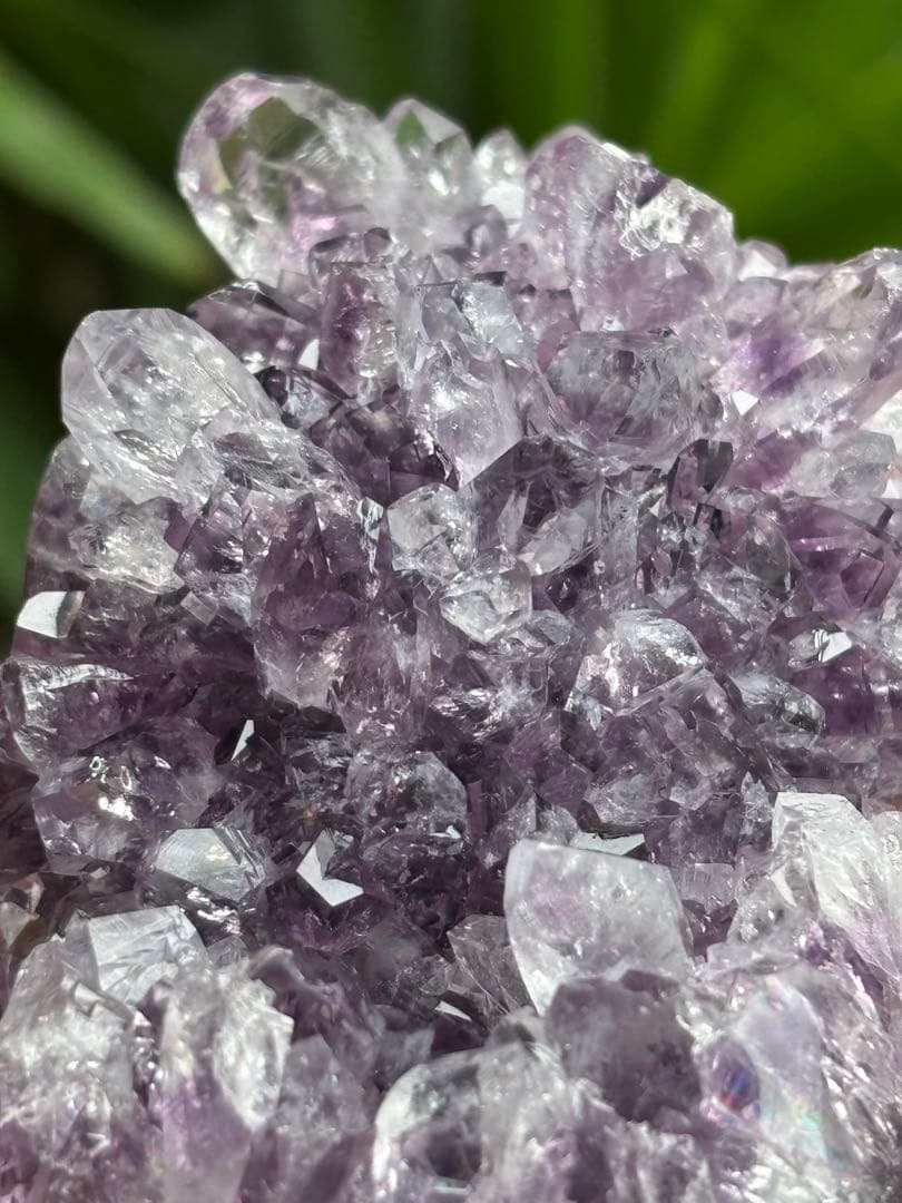 ウルグアイ産フラワーアメジスト211g ハイクオリティ　綺麗　天然石