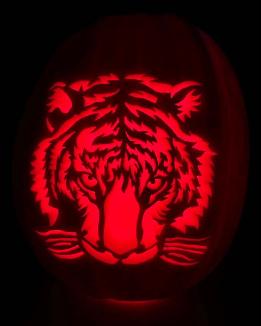 手彫りジャコランタン　トラ