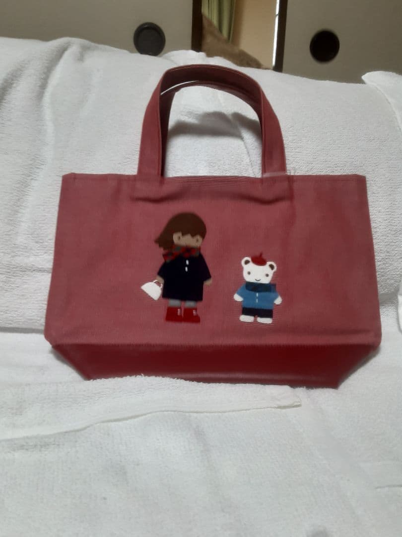 新品タグ付き　ファミリアミニデニムバック「待ちあわせ」