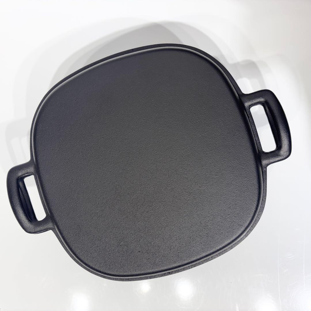 新品・未使用品！岩鋳 Iwachu 両手万能鍋 黒焼付 IH対応 南部鉄器