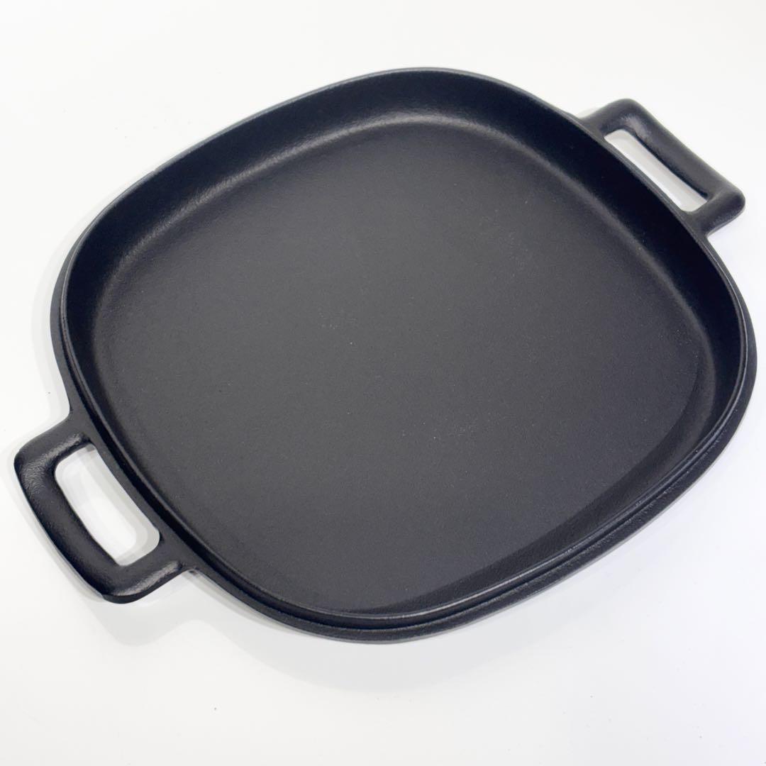 新品・未使用品！岩鋳 Iwachu 両手万能鍋 黒焼付 IH対応 南部鉄器