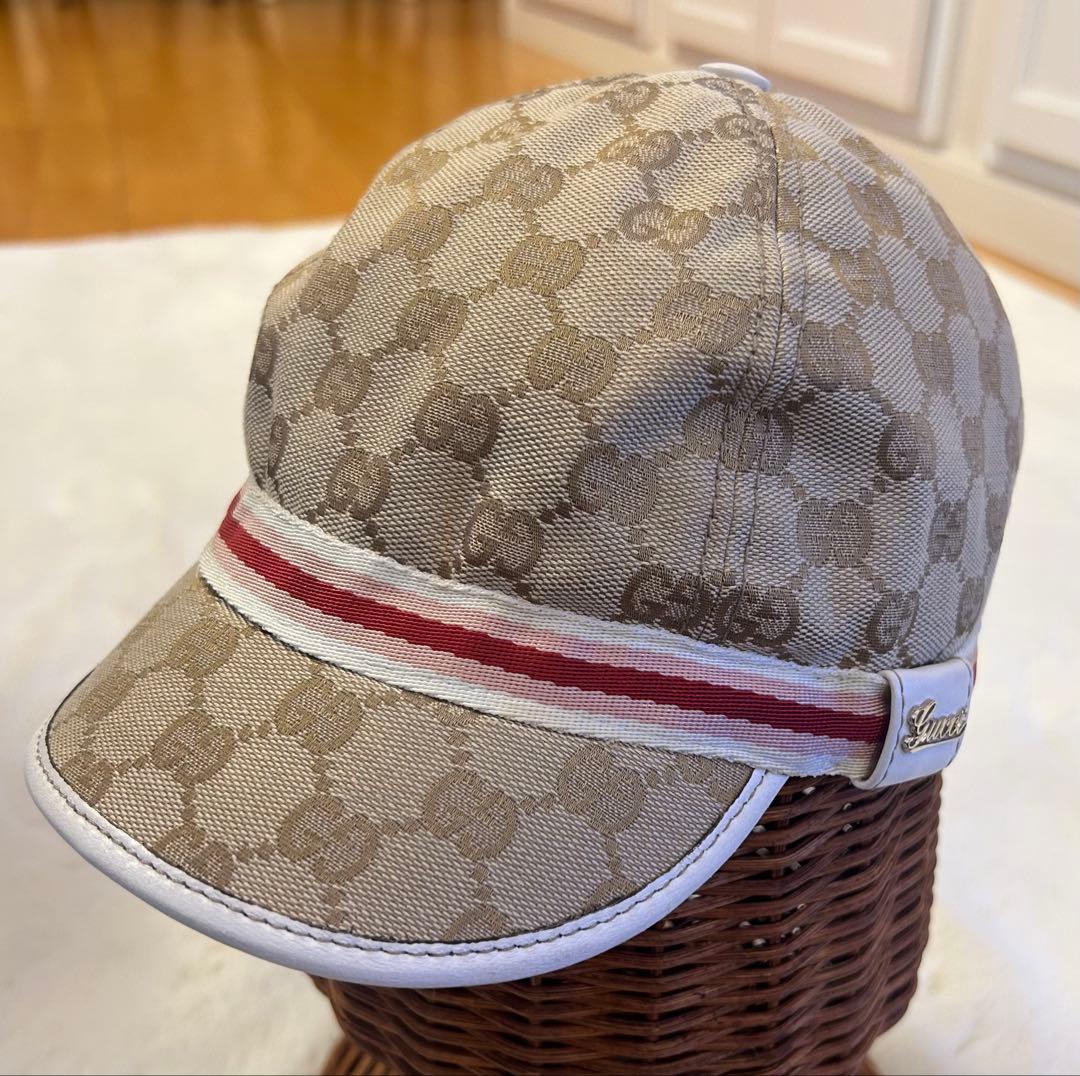 グッチGUCCI ベースボールキャップ　シェリーライン