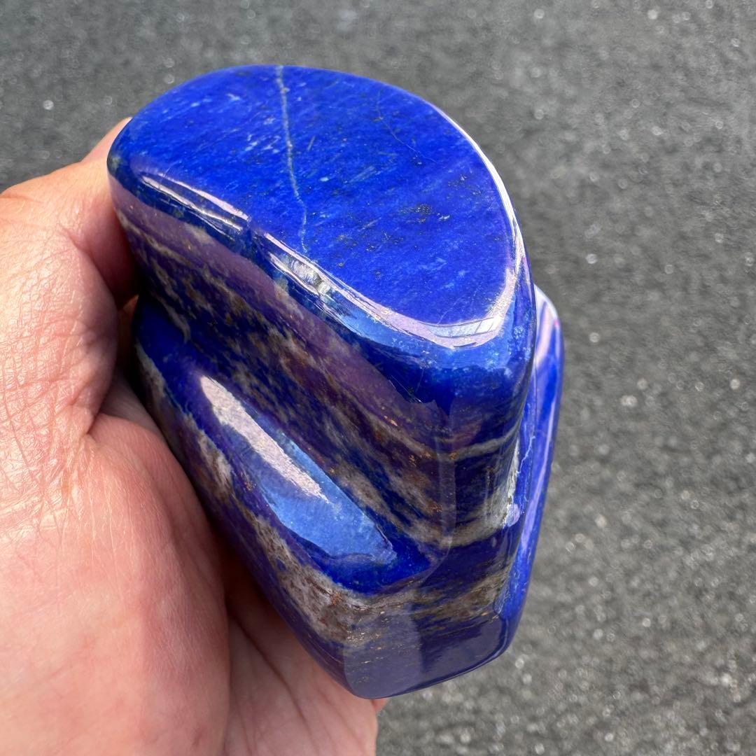 ☆ラピスラズリ☆本物☆神波動☆約383g☆アフガニスタン産☆天然無着色☆磨き原石
