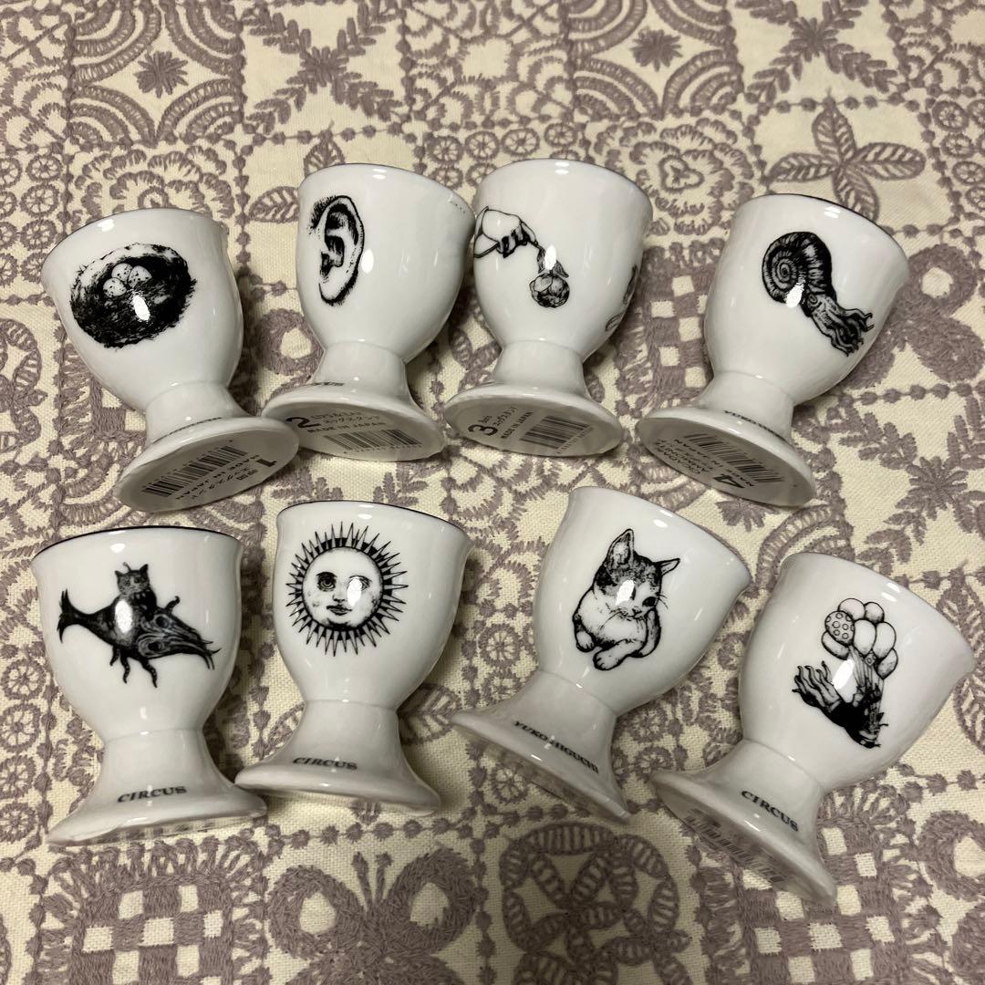 ヒグチユウコ　サーカス展　エッグスタンドセット　フルコンプ　バベル