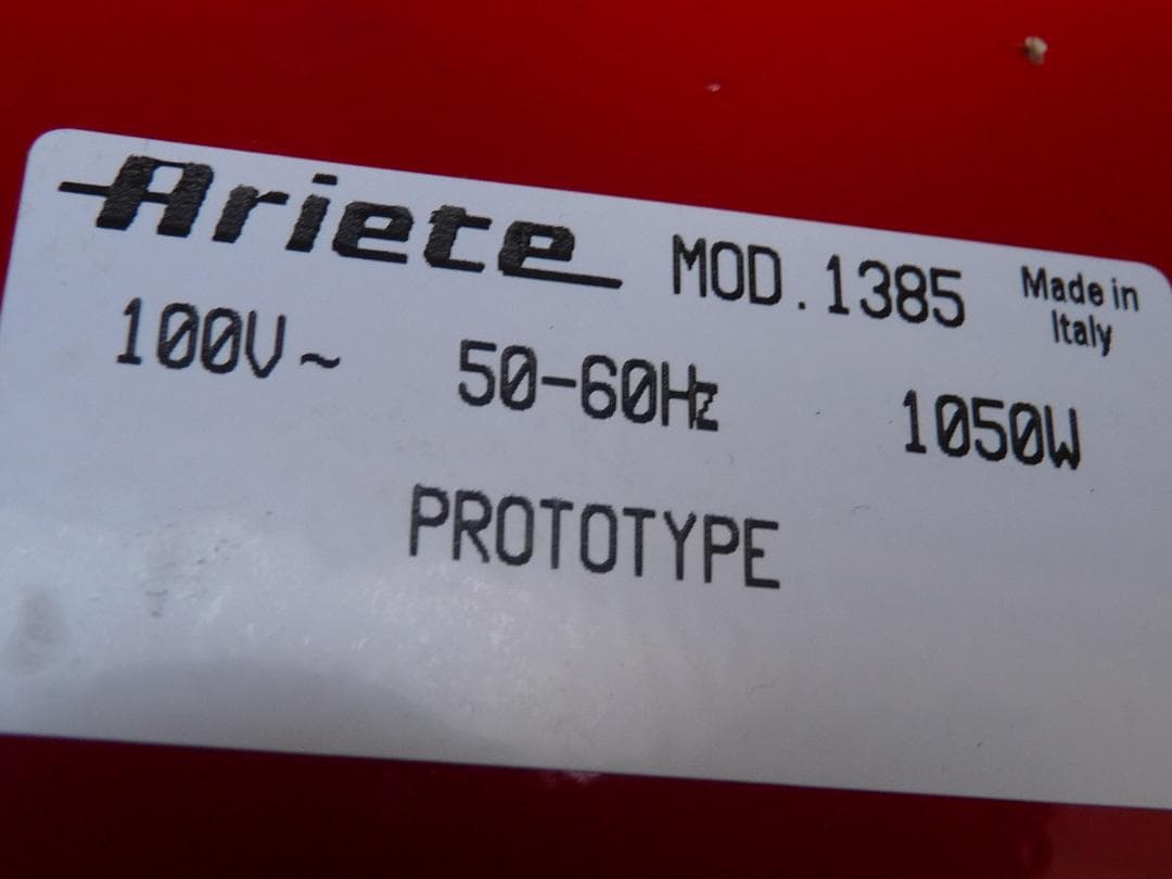 アリエテ Ariete エスプレッソ・カプチーノメーカー 1385J-RD