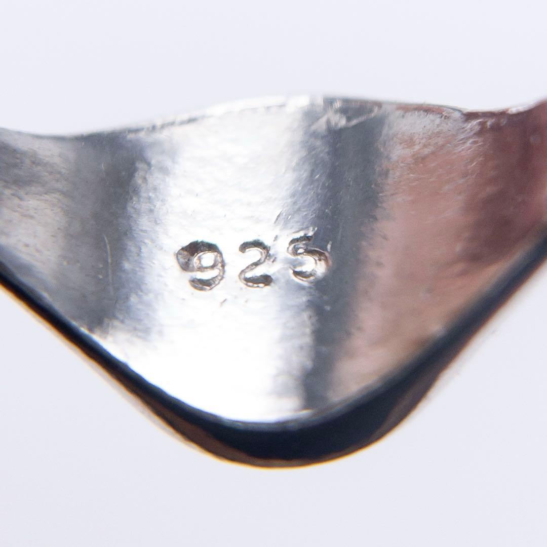 シルバー925 ヴィンテージ イニシャル ピンキー シグネットリング 8号