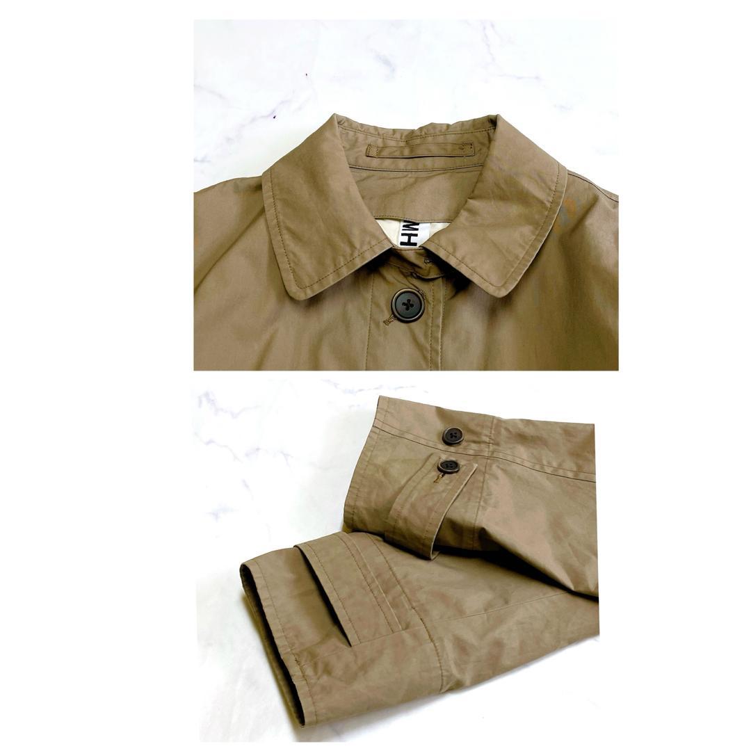 美品 MHL. マーガレットハウエル インナーダウン付 ステンカラーコート M