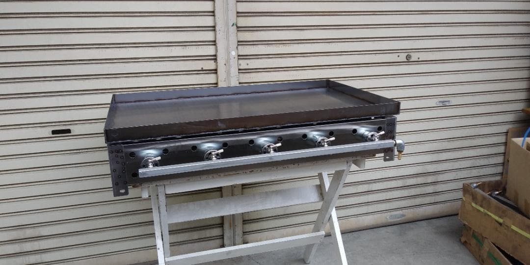 大量調理　グリドル　９００×５５０　鉄板焼きグリラー　お好み広島焼きそば　ＢＢＱ