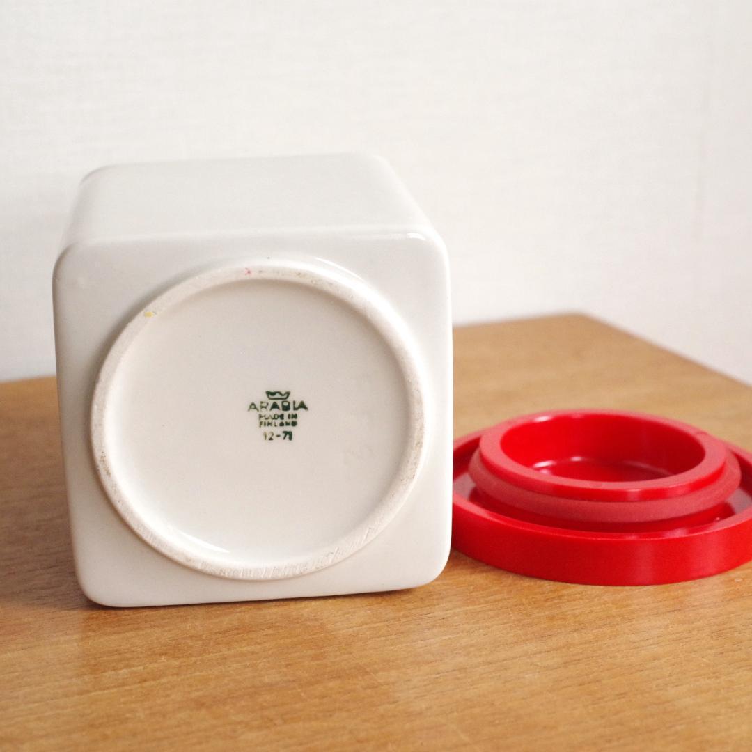 ARABIA アラビア コーヒー キャニスター ジャー 保存容器 蓋付き 北欧