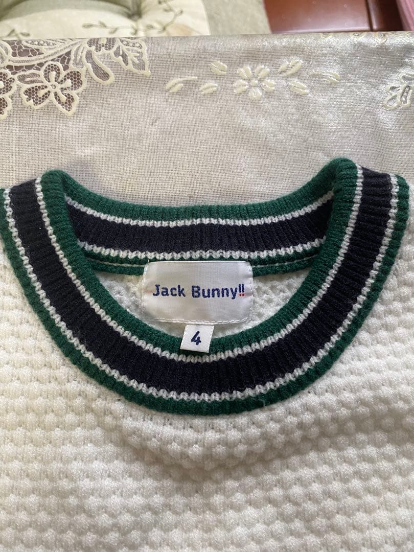 （試着のみ）ジャックバニー春・秋セーター　タグ無し