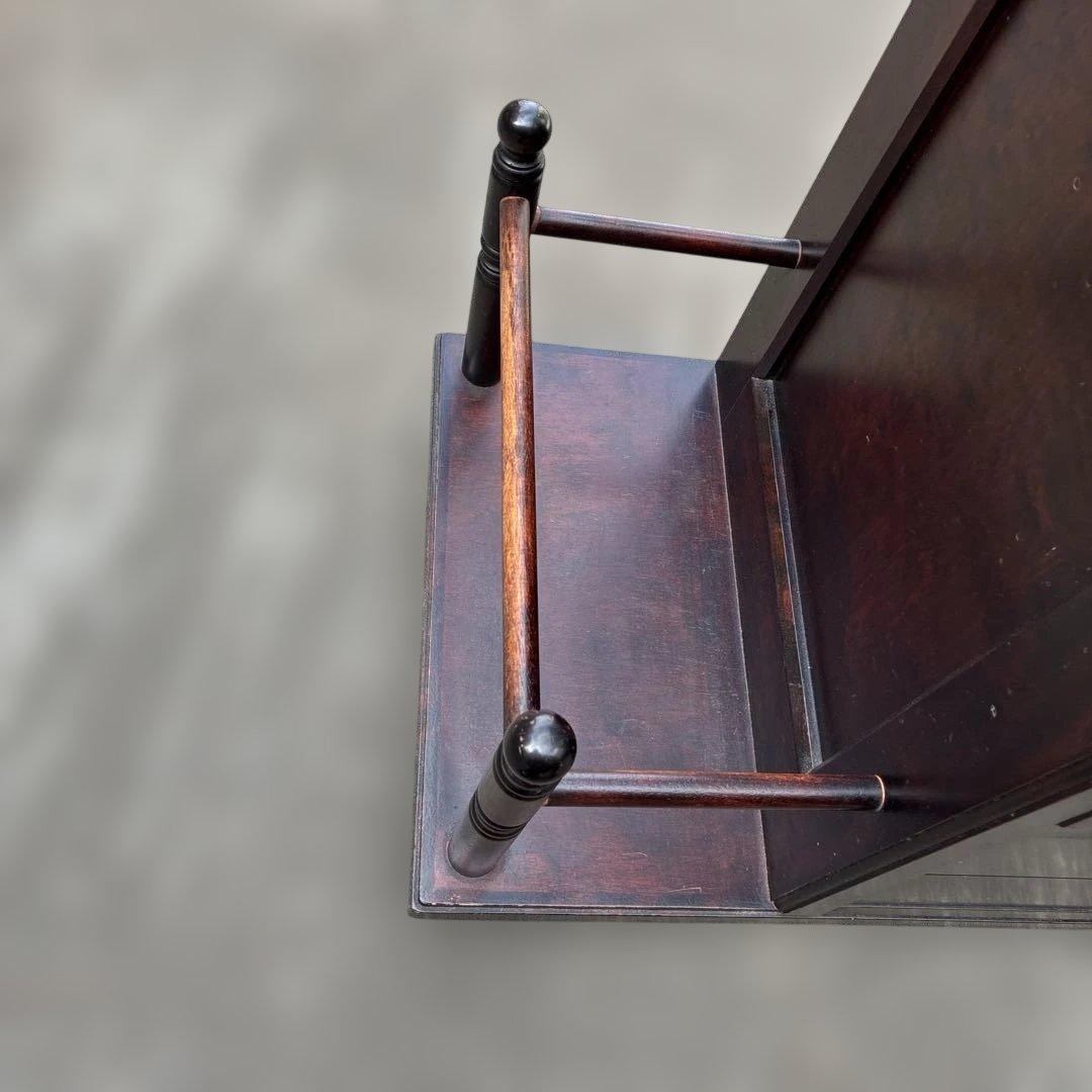 北海道民芸家具 多機能伸長式ワゴン キッチンワゴン 樺材 キャスター付 希少