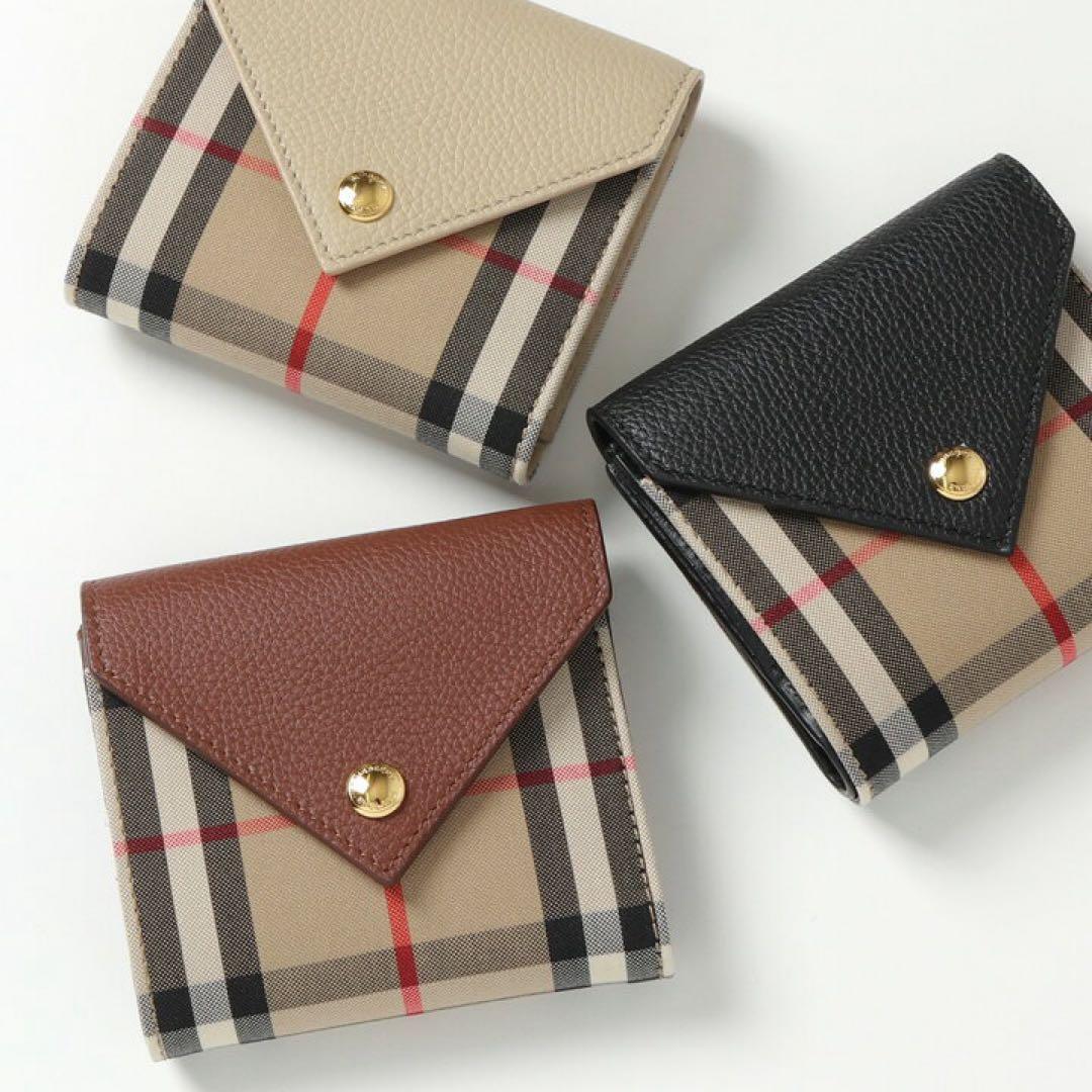 バーバリー Burberry コンパクトウォレット 三つ折り財布　ノバチェック