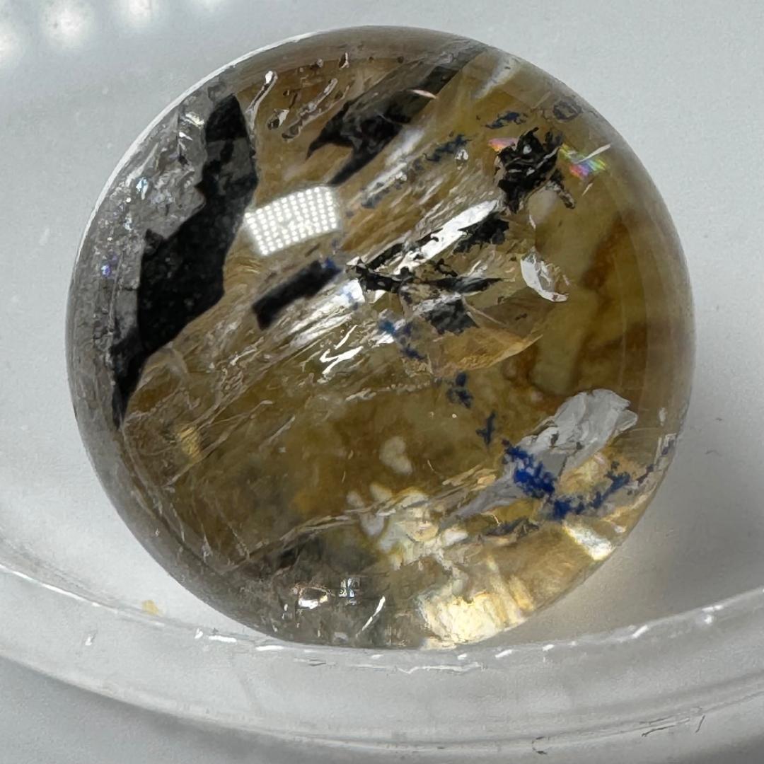 超希少！天然の奇跡◇水入り水晶◇丸玉　約16㎜