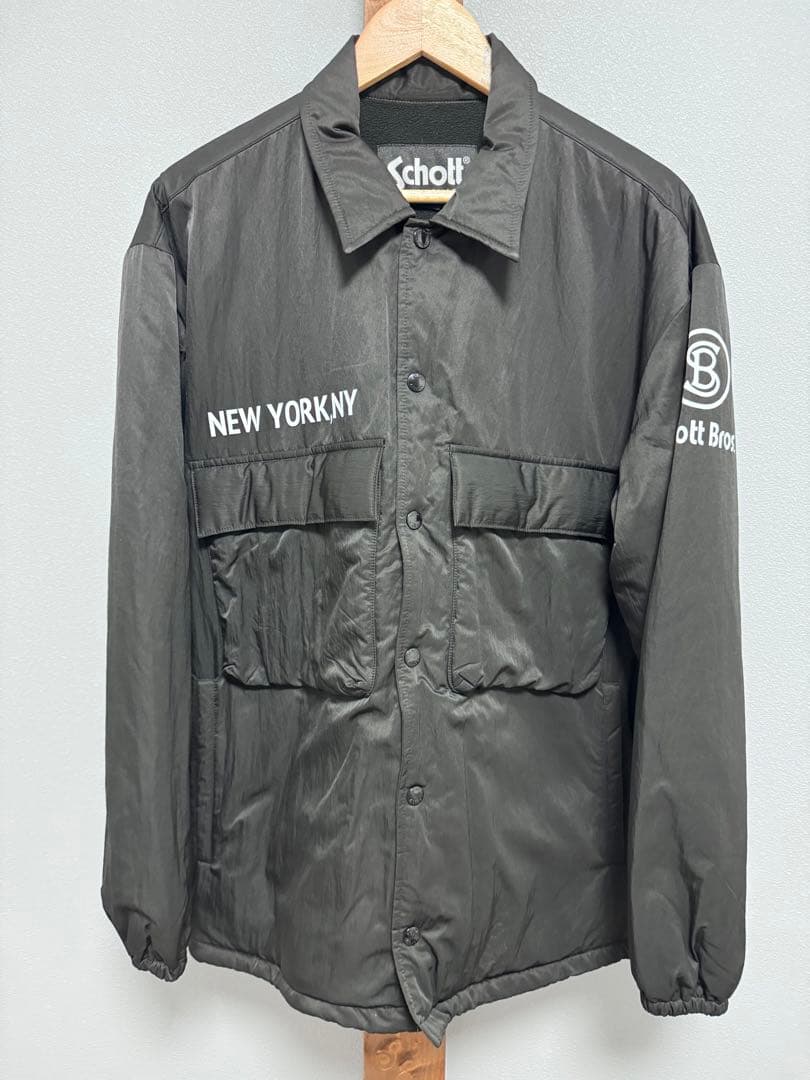 【極美品】Schott ナイロンボアジャケット/ダウンジャケット