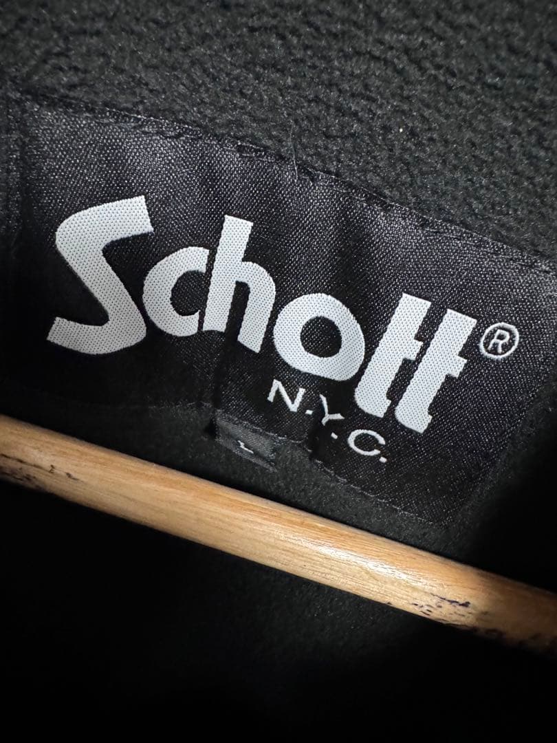 【極美品】Schott ナイロンボアジャケット/ダウンジャケット