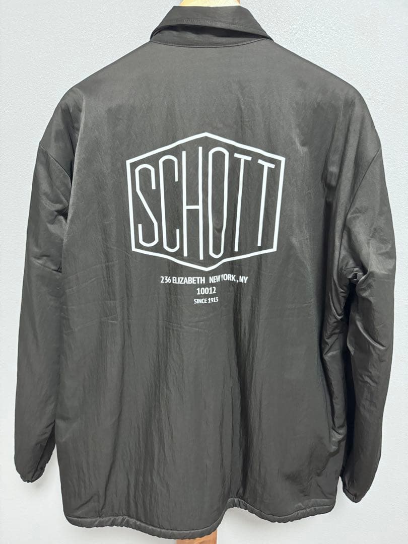 【極美品】Schott ナイロンボアジャケット/ダウンジャケット