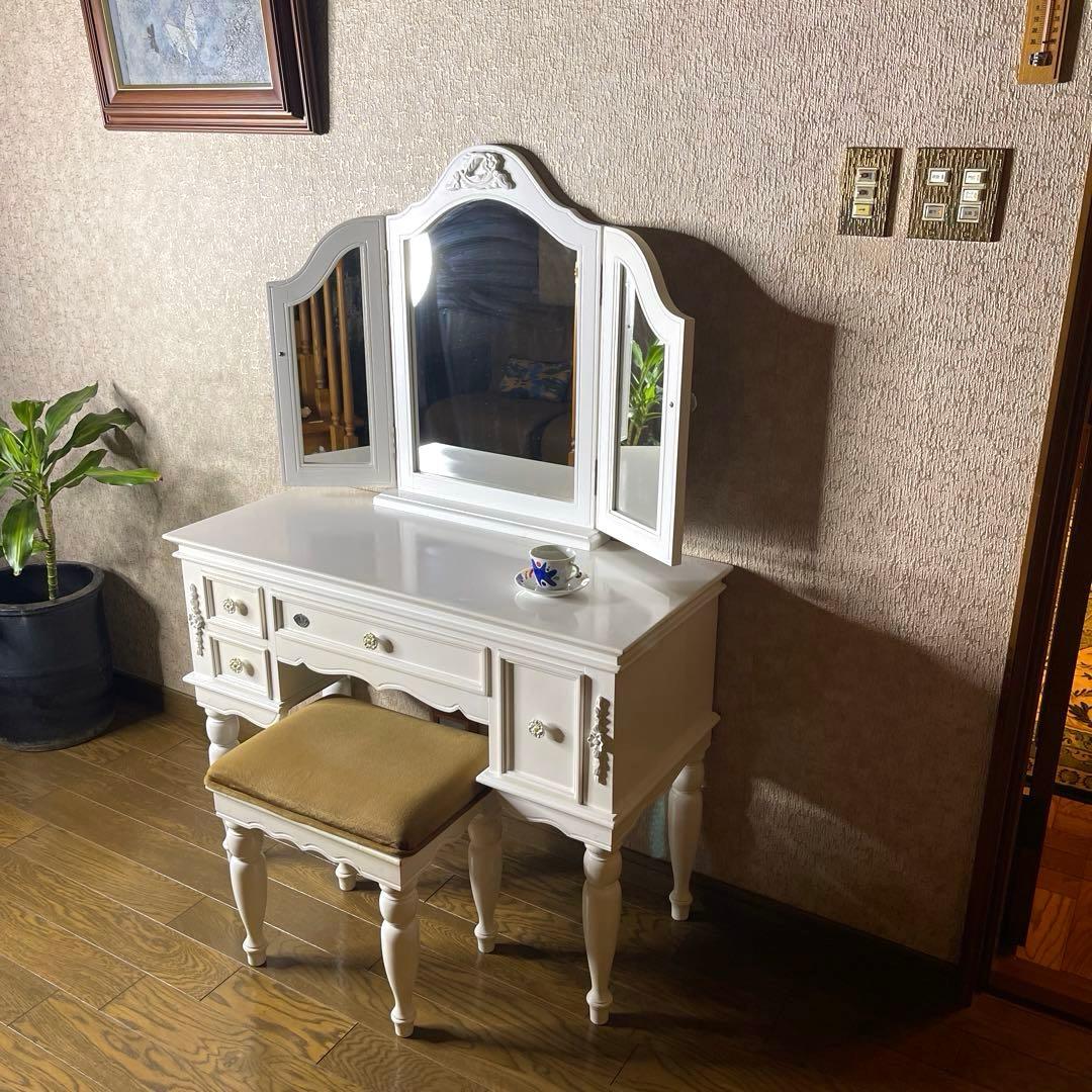 【リュバンシュ】　ドレッサー&スツール　セット　ヴィンテージ『完売・終売品』