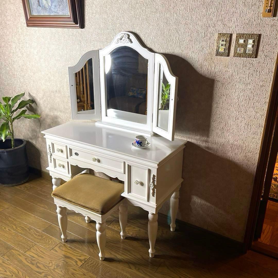 【リュバンシュ】　ドレッサー&スツール　セット　ヴィンテージ『完売・終売品』