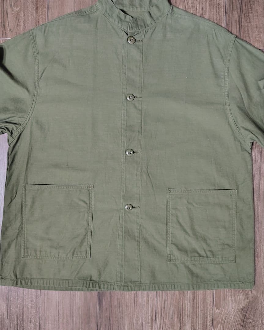 【美品】NEEDLES 21AW ミリタリーシャツ アーミーシャツ