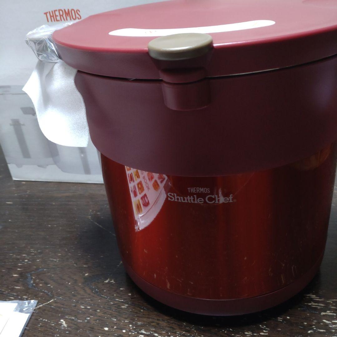 新品未使用　シャトルシェフKBC4501 4.5Lワインレッド