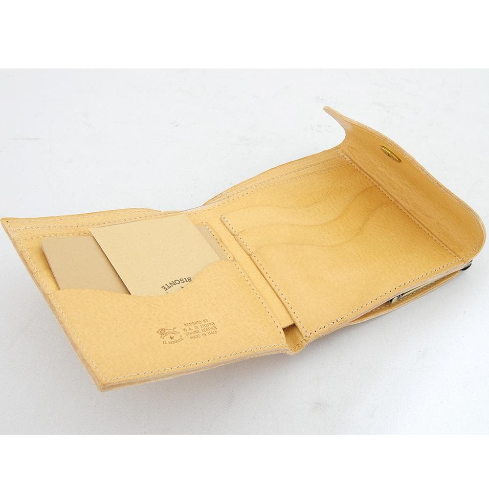 イルビゾンテ IL BISONTE C0423 120 Naturalがま口財布