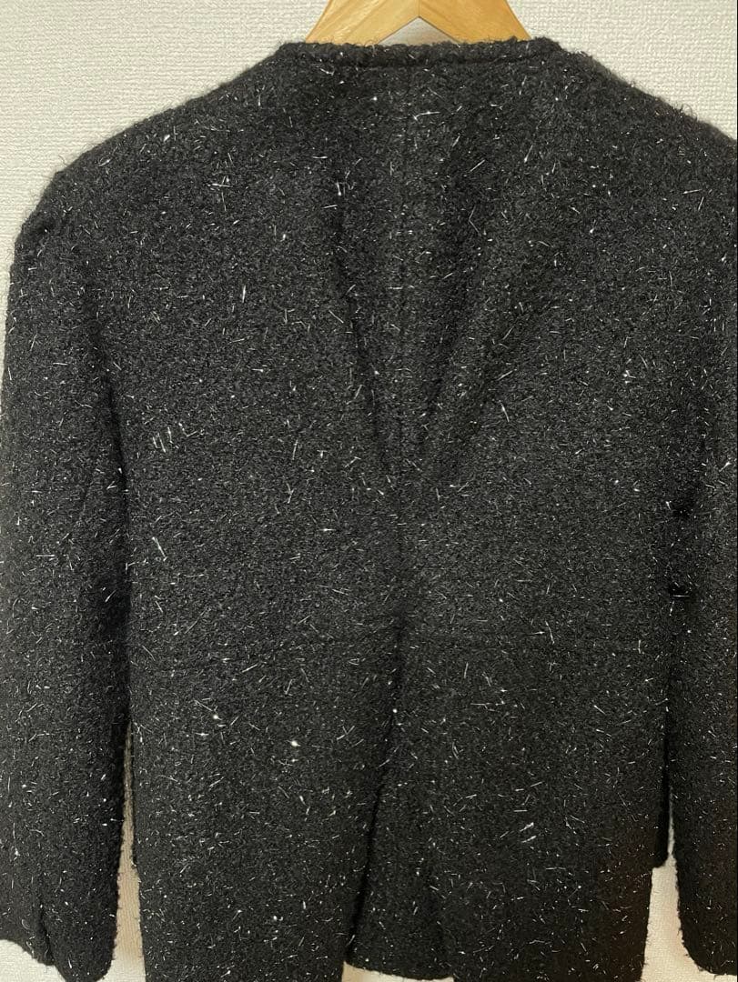 bibiy MEGAN LAME JACKET ブラック ラメ　ジャケット