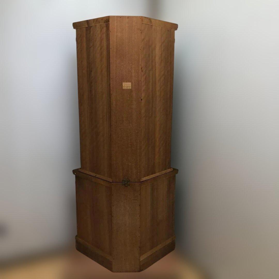 【送料無料】池太木工 シャネル コーナー飾棚 ガラスキャビネット 250720-