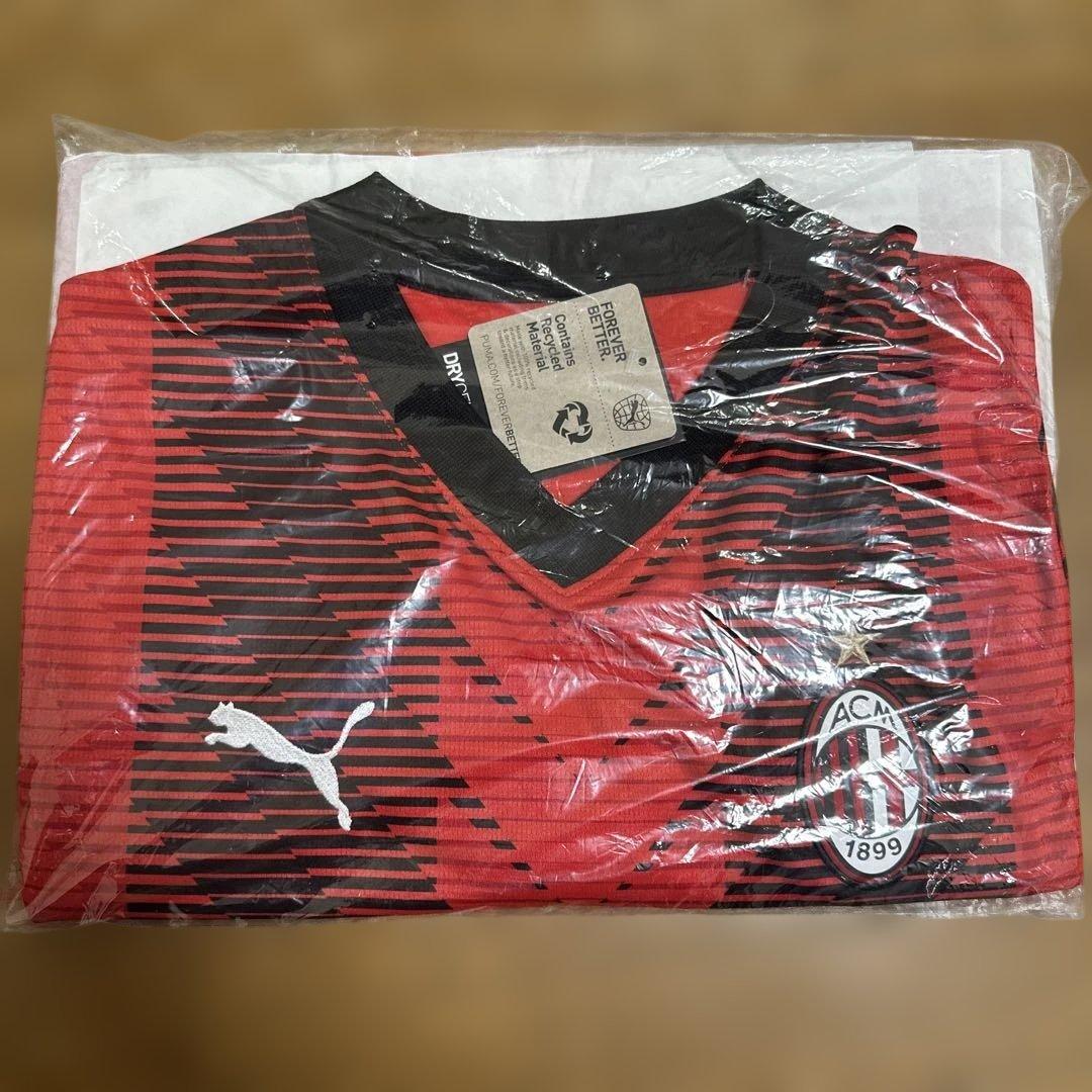 ACミラン 2023-24 ホーム レプリカ ユニフォーム シャツ