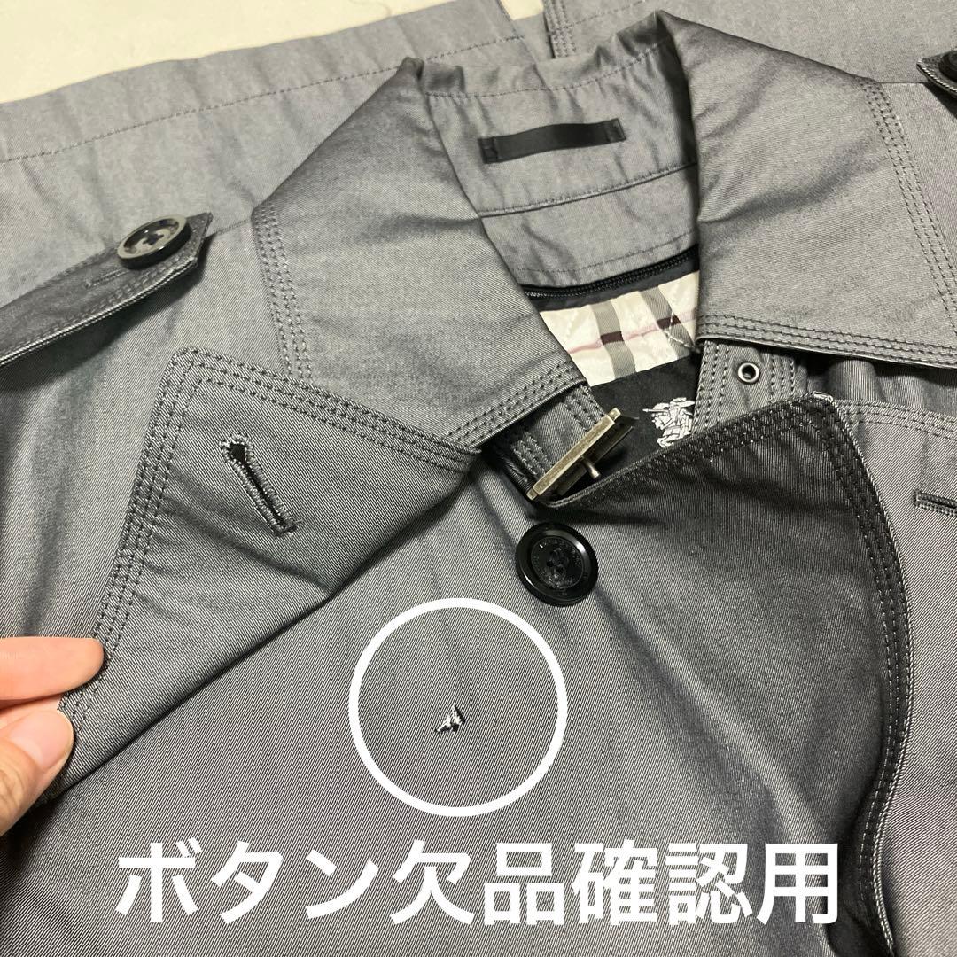 《美品》バーバリー　ブラックレーベル　ライナー付き　トレンチコート