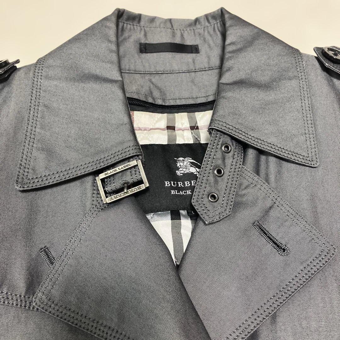 《美品》バーバリー　ブラックレーベル　ライナー付き　トレンチコート